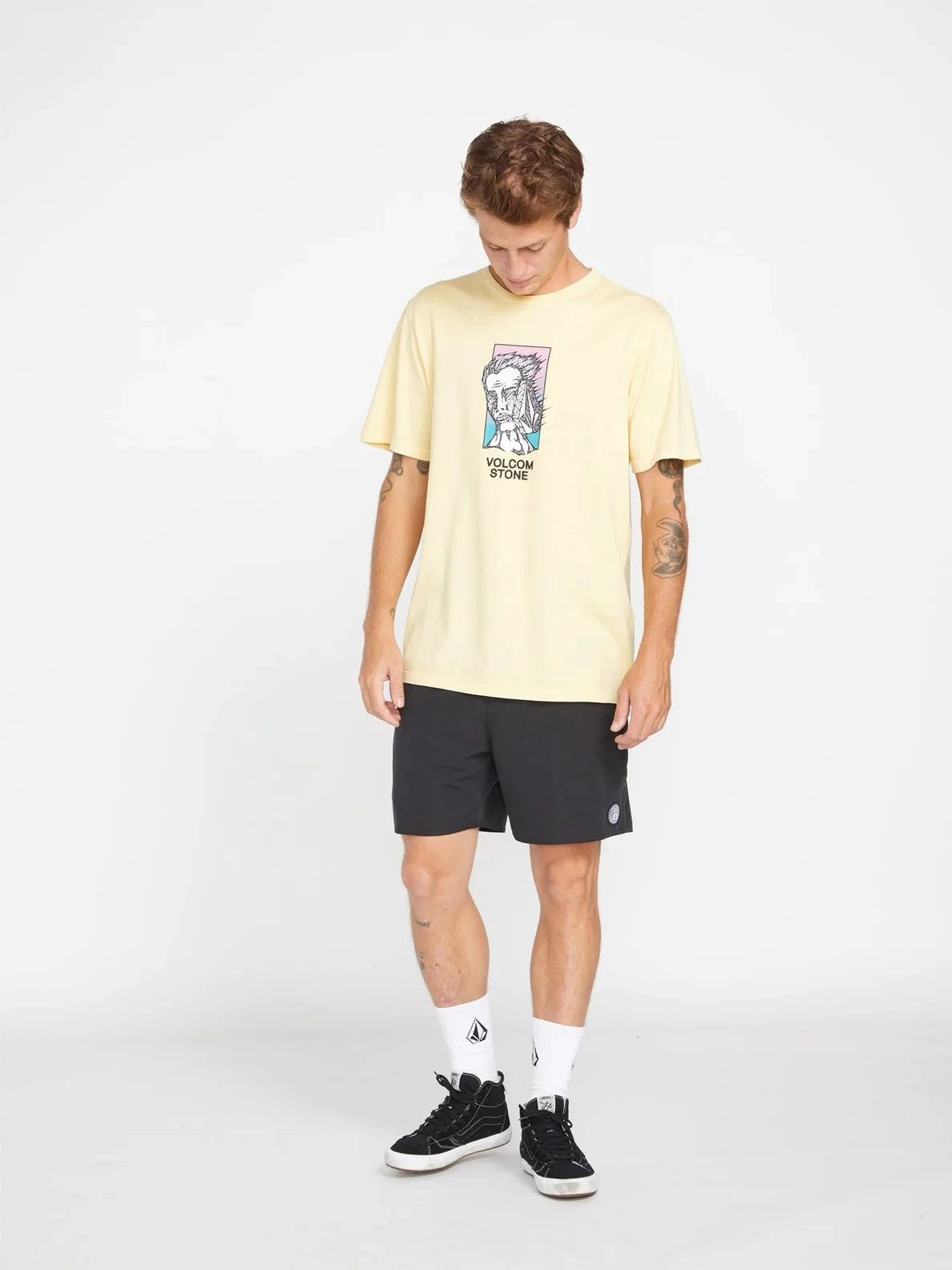 Volcom Lido Solid Trunk 16 Shorts Black 1 Volcom Lido Solid Trunk 16 Shorts Black