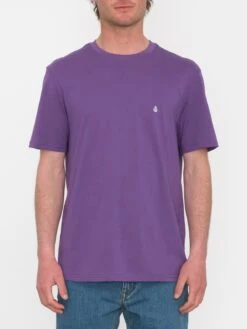Volcom Stone Blanks T-Shirt Deep Purple