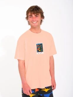 Volcom Arthur Longo 3 T-Shirt Salmon
