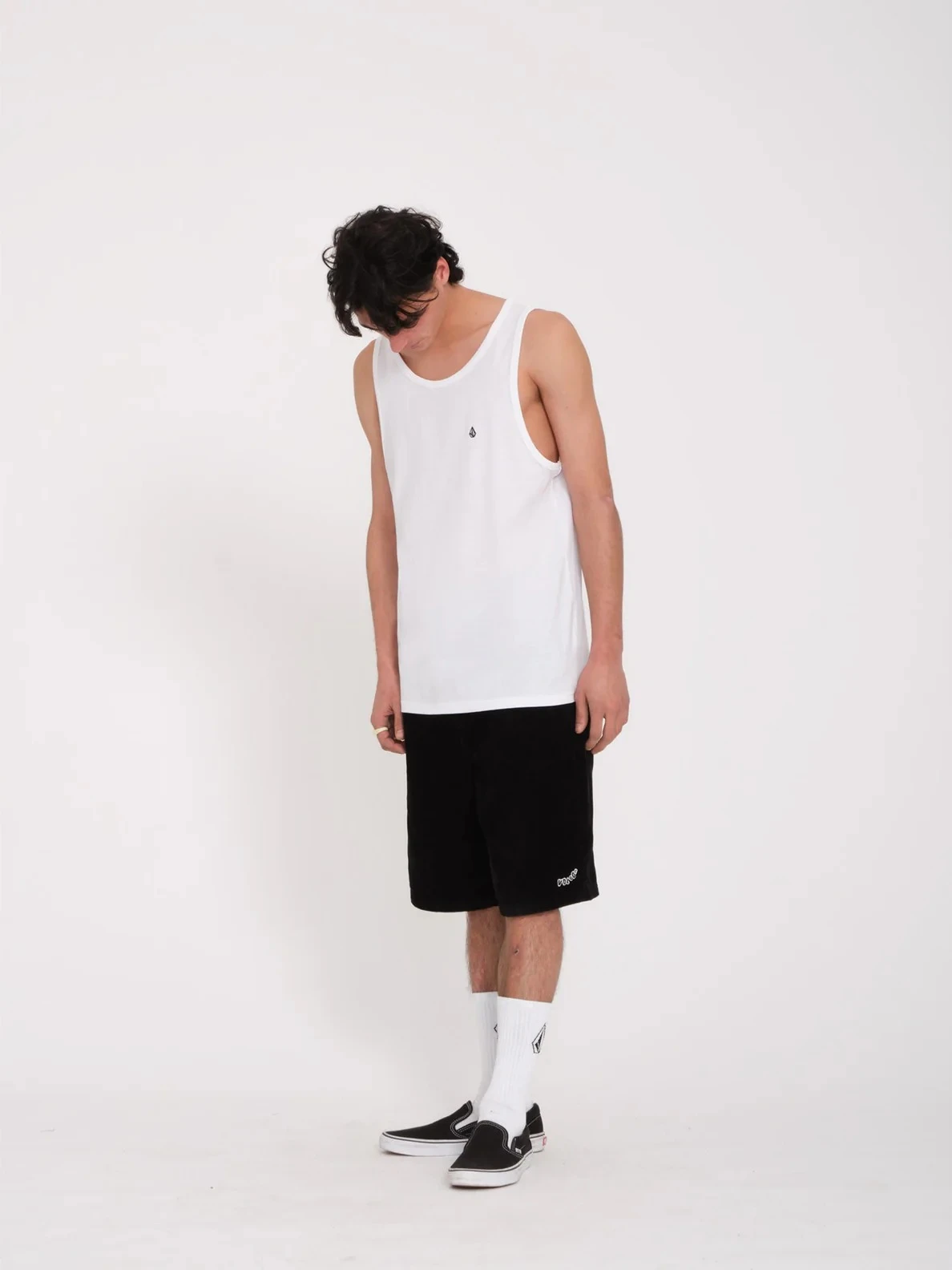 Volcom Stone Blanks Tank White 1 Volcom Stone Blanks Tank White