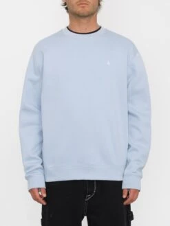 Volcom Single Stone Crew Sweat Celestial Blue