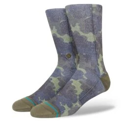 Stance Hydrangea Socken Darkgreen