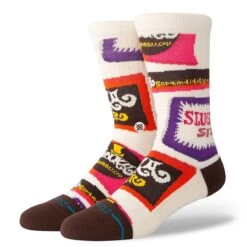 Stance Wonka Bars Socks Brown