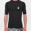 Volcom Lido Rashguard T-Shirt Black