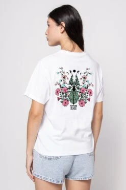 Kaotiko Nature Is Wise T-Shirt White