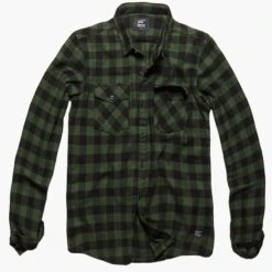 Vintage Industries Harley Shirt Hemd LS Green Check