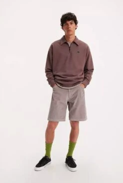 Levis Skateboarding Dropin Shorts Silver