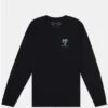 Hurley Checker Palm LS T-Shirt Black