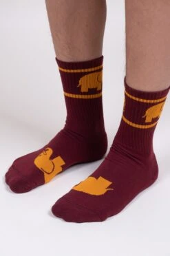 Trendsplant Athletic Socken Burgundy