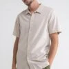 Rhythm Classic Linen Short Sleeve Shirt Sand