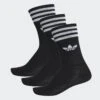 Adidas Solid Crew Socken Blk