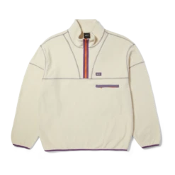 Huf Elysian Quarter Zip Fleece Bone