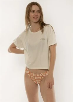 Sisstrevolution Honua Crop T-Shirt Vint White