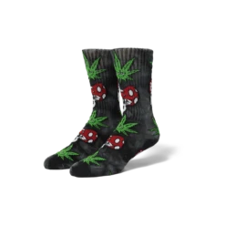 Huf Green Buddy Mushroom TD Socken Black