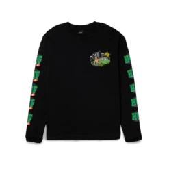 Huf Huf 97 LS T-Shirt Black