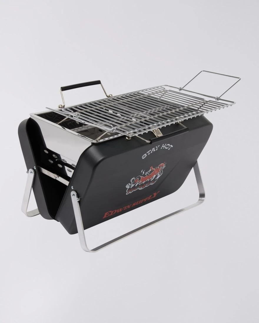 Edwin Portable BBQ Steel Blk 1 Edwin Portable BBQ Steel Blk
