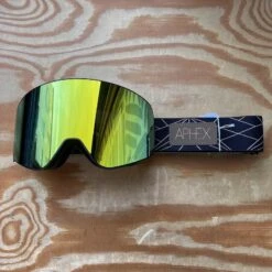 Aphex Virgo Goggle Matt Black Revo Gold
