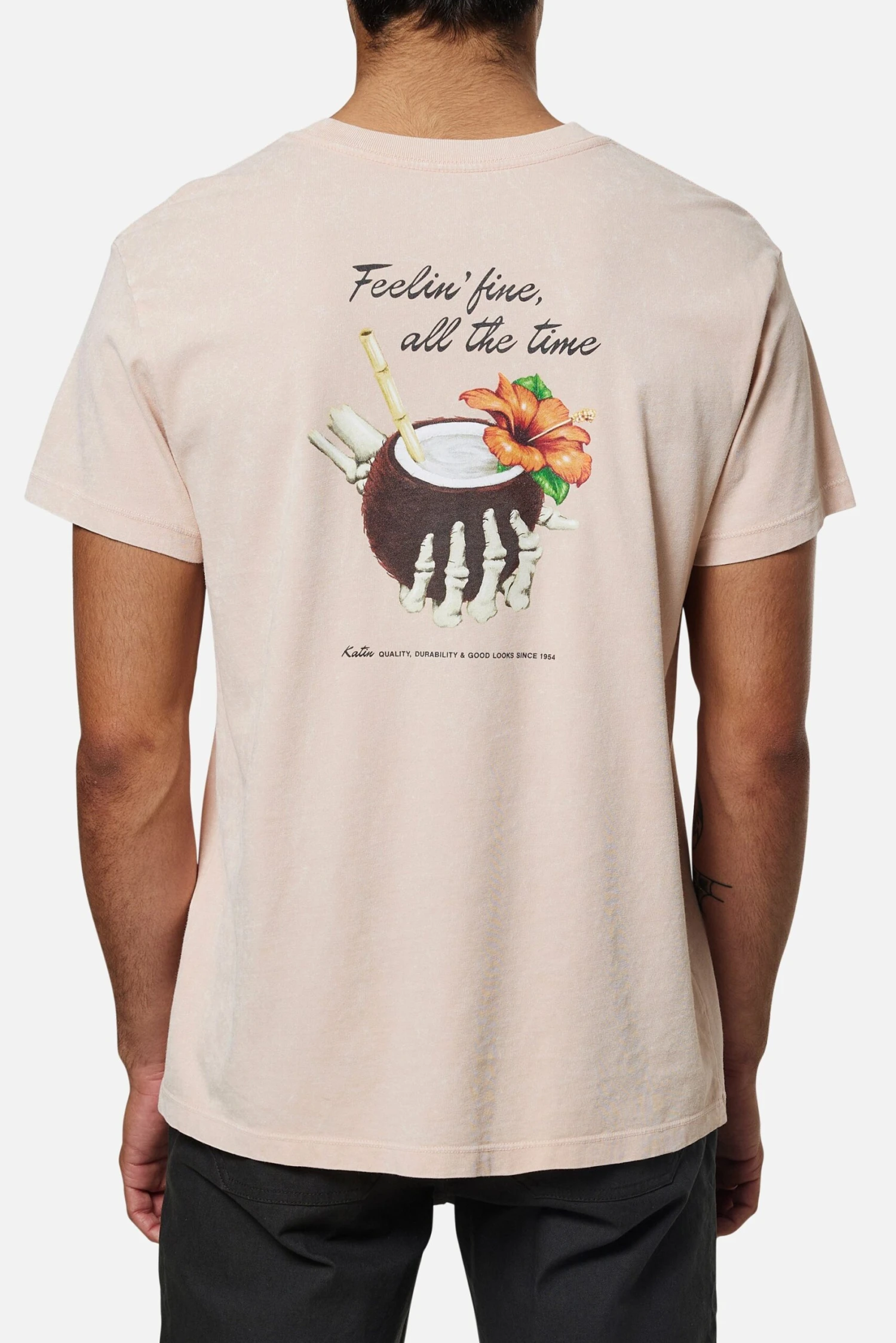 Katin Coco T-Shirt Pink Sand Wash 2 Katin Coco T-Shirt Pink Sand Wash – Bild 2