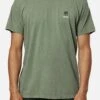 Katin Palm Emb T-Shirt Olive Sand Wash