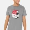 Derbe Herrenhandtasche T-Shirt Rot Weiss Lave