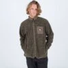 Hurley Woodland Burrito Zip Olive