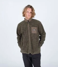 Hurley Woodland Burrito Zip Olive
