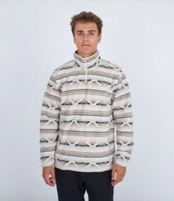 Hurley Mesa Windchil 1 4 Zip Bone