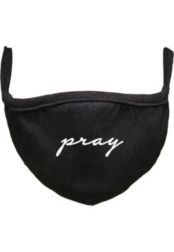 MasterDis Pray Wording Face Mask Blk