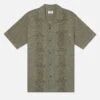 Hurley Linen Rincon SSL Camp Hemd Olive