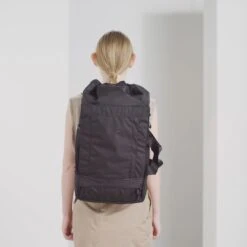Pingpong Blok Medium Rucksack Rooted Blk