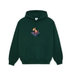 Polar Skate Co. Dave Hoody Dog Dark Green