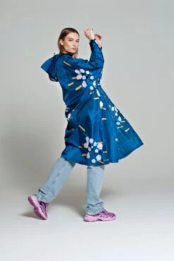 Rainkiss Rain Poncho Japanese Blossom