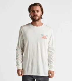 Roark Seek And Explore LS T-Shirt Off White