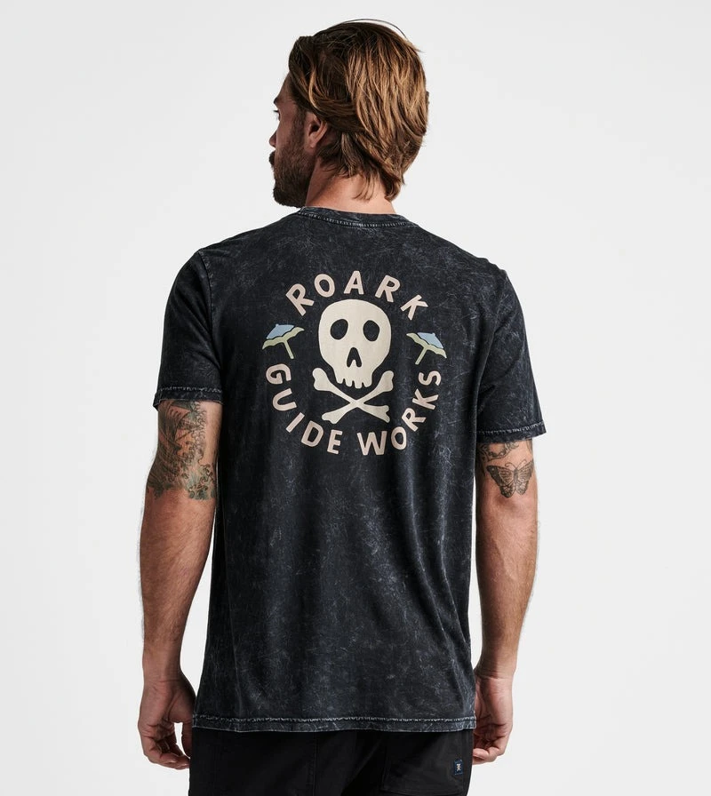 Roark Guideworks Skull T-Shirt Black 2 Roark Guideworks Skull T-Shirt Black – Bild 2