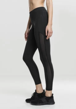 MasterDis Tech Mesh Stripe Leggings Blk