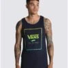 Vans Print Box Tank Navy Waterfill