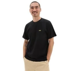 Vans Left Chest Logo T-Shirt Black Evening