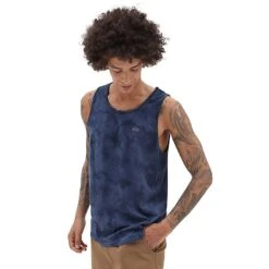Vans Tie Dye Drop V Tank Dress Blue