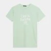 Kaotiko Cest La Vie Wash T-Shirt Green