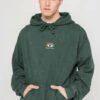 Kaotiko Washed Eye Hoody Green