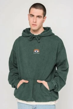 Kaotiko Washed Eye Hoody Green