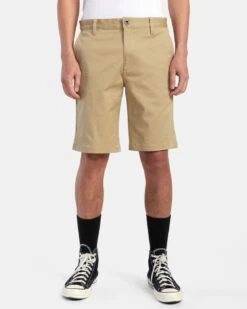 Rvca Weekend Stretch Shorts Khaki