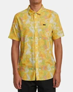 Rvca Sussingham SL Hemd Spectra Yellow
