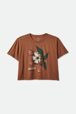 Brixton Apple Blossom Boxy T-Shirt Bison