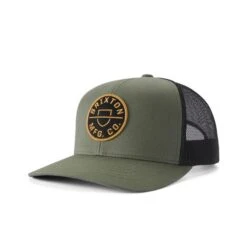 Brixton Crest MP Mesh Cap Milirary Olive