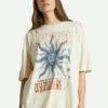 Brixton El Festival Oversize T-Shirt White Smoke