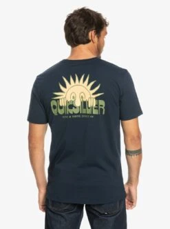 Quiksilver Rise And Shine T-Shirt Navy Blaze -Street Kleidung Geschäft eqyzt07225 quiksilverw byj0 bck