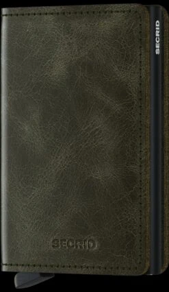 Secrid Slimwallet Vintage Olive Black