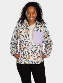 Iriedaily Arkta Teddy 2 Jacket Navy Purple