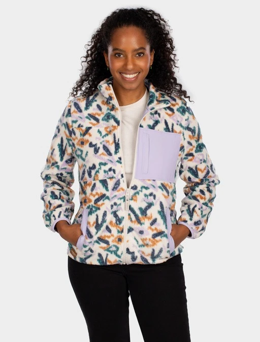 Iriedaily Arkta Teddy 2 Jacket Navy Purple 1 Iriedaily Arkta Teddy 2 Jacket Navy Purple